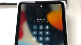 iPad Mini 6 th gen reset forgot password, screen lock ,pin….