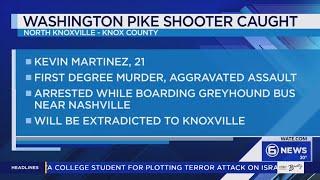 Knoxville murder suspect arrested in Nashville while boarding a bus