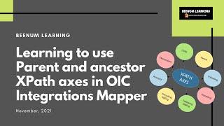 Parent and Ancestor XPath Axes in OIC Integrations Mapper | XSLT | parent:: | ancestor::