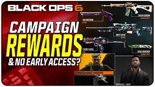 Black Ops 6 Campaign Rewards & No Early Access...