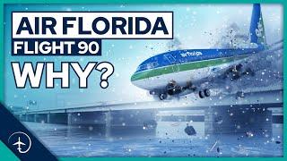 Why did this Boeing 737 CRASH into a bridge, just after takeoff?! | Air Florida flight 90