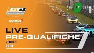 LIVE I Pre-Qualifiche I Jeddah I GT4 European Series Powered by RAFA Racing Club 2024 (Italian)