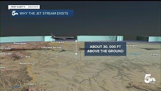 How the location of the jet stream leads to storms in Colorado