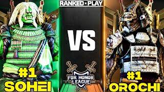 NUMBER 1 RANKED OROCHI VS NUMBER 1 RANKED SOHEI! FOR HONOR