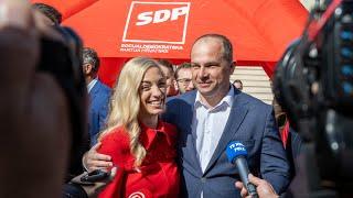 SDP dijelio ruže povodom Dana žena i predstavio kandidatkinju za županicu Istarske županije