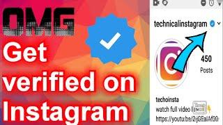 How to get verified on Instagram 2020 (Instagram blue tick)