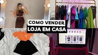 COMO VENDER PEÇAS PARADAS | LOJA DE ROUPAS - Vlog rotina de loja em casa