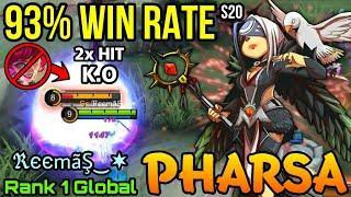 93% Current Win Rate Pharsa 2x Hit K.O! - Top 1 Global Pharsa by ℜєєmãŞ‿ - MLBB