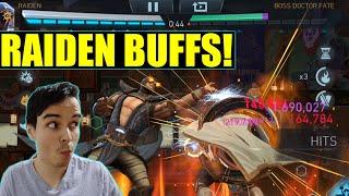 Checking Out The Raiden Buffs Injustice 2 Mobile