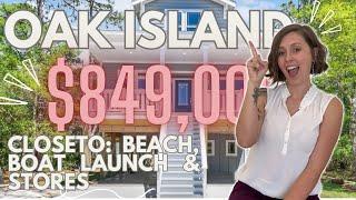 Oak Island Real Estate • 308 NE 41st Oak Island, NC • Houses under $850,000 • Oak Island Home Tour