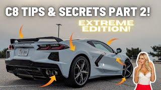 13 TIPS, TRICKS & SECRETS FOR THE C8 CORVETTE! PART 2! | DEEP TRACKS ONLY | Z06 GIVEAWAY NOW LIVE