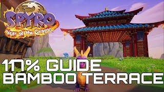 Spyro 3 Year Of The Dragon (Reignited) 117% Guide BAMBOO TERRACE (ALL GEMS, EGGS...)