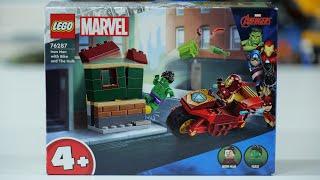 LEGO Marvel Super Heroes 76287 Iron Man with Bike and The Hulk - LEGO Speed Build Review