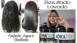 Bóratox e Máscara Pra Tudo Bórabella/Resultado do Cabelo Lavado