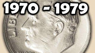 1970's DIMES TO LOOK FOR IN POCKET CHANGE  - RARE DIMES WORTH MONEY