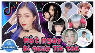 Một Ngày Đi Quay Tik Tok - Hậu Trường Tik Tok I Linh Barbie Vlog