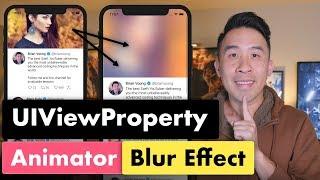 Advanced Animations: UIViewPropertyAnimator Blur Effect (Ep 1)