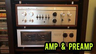 Luxman M-2000 Power Amp & Luxman CL-35 MkIII Preamplifier