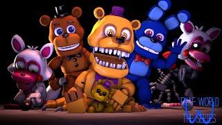 fnaf world 3D - босс сова, босс снеговик, босс кальмар