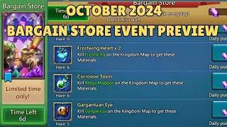 Lords Mobile - Tomorrow's Bargain store preview