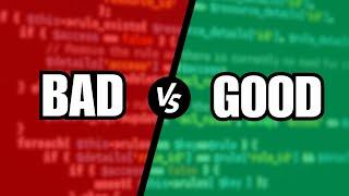 Bad Code vs Good Code