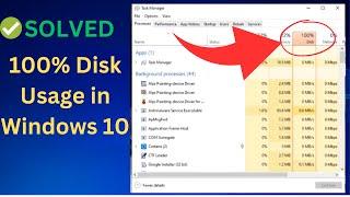 100% Disk Usage in Windows 10 (5 Latest Fix 2024)