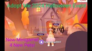 Adopt Me Halloween Event! Getting Grim Dragon Pet, Frankenfeline & Indian Flying Fox! New Minigame!