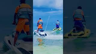 Jetski Ride. How to board and ride Jetski