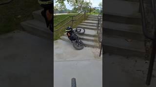 Show those stairs who’s boss  #getbackup #dontgiveup #kidsonbikes