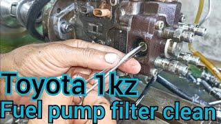 1kz fuel pump filter clean