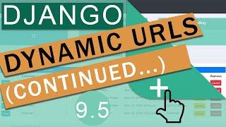 Dynamic URL's (Part 2) | Django (3.0)  Crash Course Tutorials (pt 9.5)