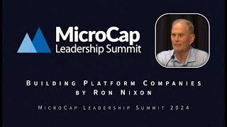 Building Platform Companies by Ron Nixon