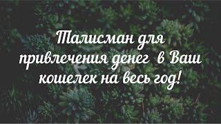 Талисман для привлечения денег на весь год