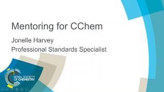 ChemCareers2018 Become a Chartered Chemist (CChem) Mentor