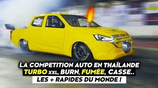 DRAG RACE THAÏ : TURBO XXL, BURN, FUMÉE, LES DIESELS LES + RAPIDES DU MONDE !