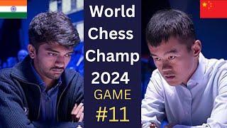 OUTRAGEOUSLY CRAZY GAME!!! World Chess Championship 2024 Game 11 || Gukesh Dommaraju vs Ding Liren