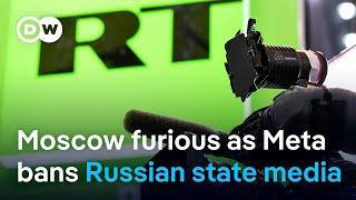 Facebook owner Meta bans Russian state media from all platforms | DW News