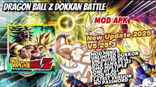 DOKKAN BATTLE v5.25.3 Mod Apk God Mode One Hit New Update 2025