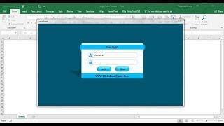 Login Form for Excel VBA based Application Connect with MS Access Database Complete Tutorial