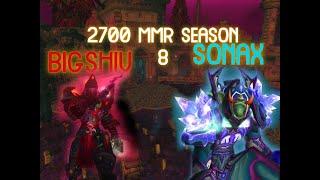 Classic WOTLK- Rogue/Mage 2v2 Arena 2700 mmr super-fast games and high adrenaline pumping outcomes.