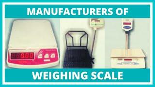 Leading Weighing Scale Manufacturing Company | Get Table Top Weighing Scale at Best Price