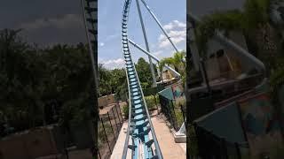 Pipeline: The Surf Coaster Launch | SeaWorld Orlando #shorts