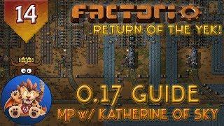 Factorio - 0.17 Guide w/KoS - Railroad Redesign - Balancing & Breaking the Caledorn - EP14