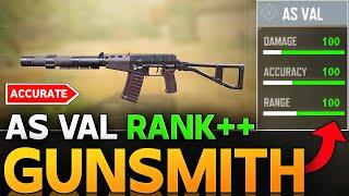 BEST AS VAL RANK GUNSMITH IN CALL OF DUTY MOBILE | MAKE YOUR AS VAL UNSTOPPABLE |