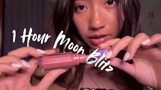 ASMR ~ 1 HOUR of MOON BLITZ | For Background, Study, Sleep, Relaxation