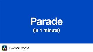 How to read the Parade video scope | 1 Minute Tutorial