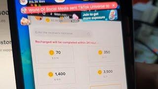 How To Recharge Cheap TikTok Coins || Fake Coins || TikTok Coins