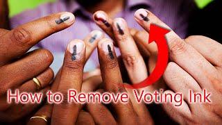 How to Remove Voting Ink Mark