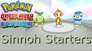 Getting the Sinnoh Starters ORAS