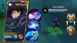 NEW SEASON 35, TRY THIS NEW JULIAN BEST LIFESTEAL BUILD TO RANK UP FAST!! - Mobile Legends